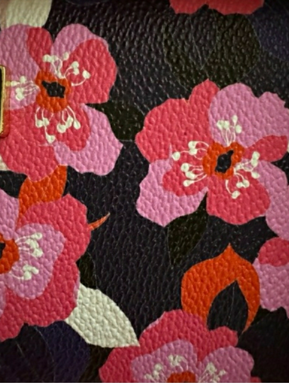 Trina Turk Navy Tote w/ Pink Floral Print & Wallet Set - All Over Narcissus NWT! - Picture 12 of 14